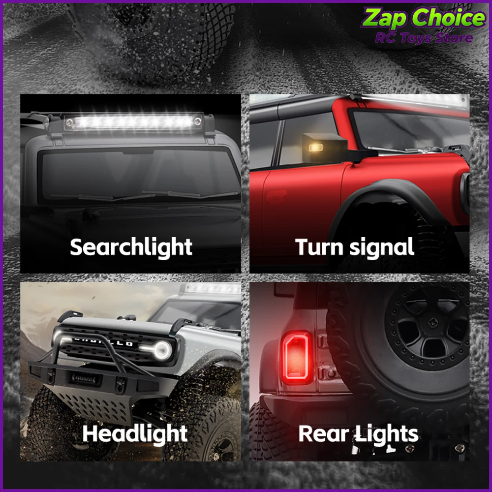 ZAP WLtoys 184023 Schaal 1/18 Hoge Simulatie 4WD Elektrische RC Off-Road Rotsklimmer 2.4G Afstandsbediening Speelgoed Cadeau voor Jongens Volwassenen