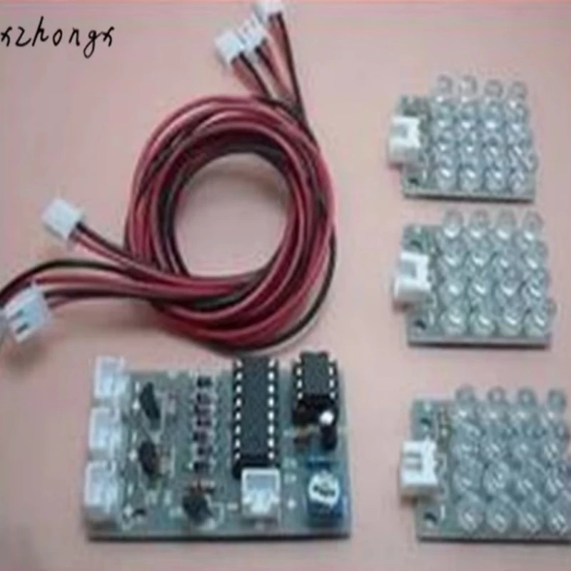 CD4017 + ne555 Strobe module electronics production suite DIY Kits electronic diy Learning suite