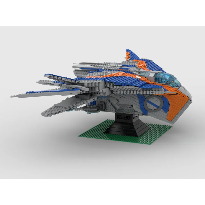 AssembleMOC-183930Outer Space Movie Spaceship Battleship High-Difficulty Building Blocks 3681Parts Birthday Educational Toy Gift