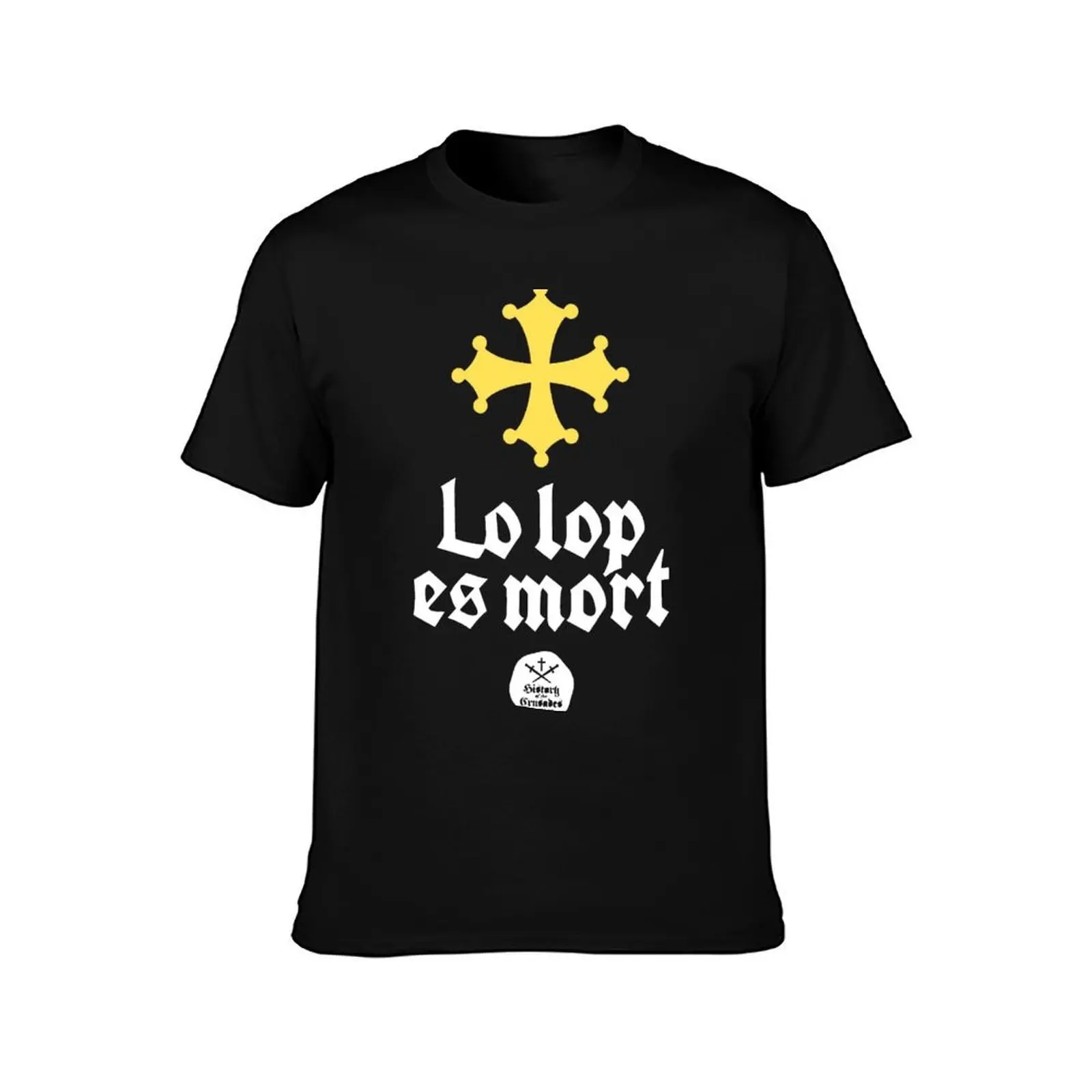 History of the Crusades Podcast T-Shirt, Summer Casual Cotton Tee, Oversized Streetwear Tops, Vintage Graphic Print, 100% Cotton