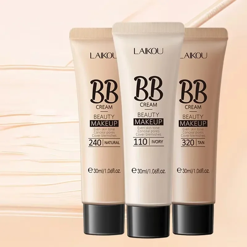 Correttore opzionale a 8 colori BB Cream 30ml Correttore viso naturale Primer BB Cream Illumina anche il tono della pelle Fondotinta liquido
