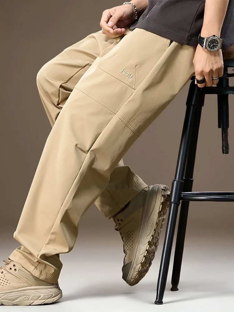 

Мужские повседневные брюки свободного кроя, американские функциональные брюки, осенне-зимние прямые брюки, молодежная энергетическая моя