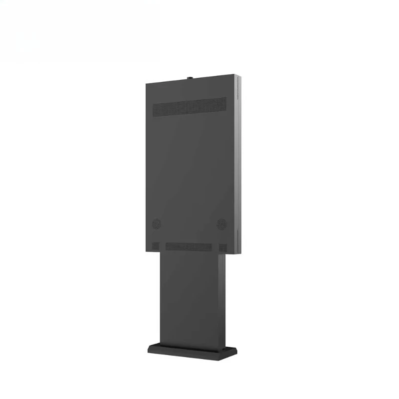 55 Inch Outdoor UHD All-Weather IP66 Direct-Sunlight-Viewable Fully Bonded Floor Standing Advertising Display Kiosk