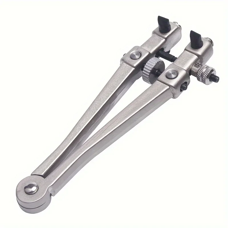 1pc High Manganese Steel V-Shaped Watch Case Opener for Battery Replacement & Repair Tool