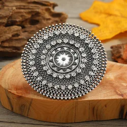 Vintage Beautiful Big Round Women Midi Finger Rings for Women Boho Funky Crystal Statement Rings Ethnic Anel Party Jewelry Gift