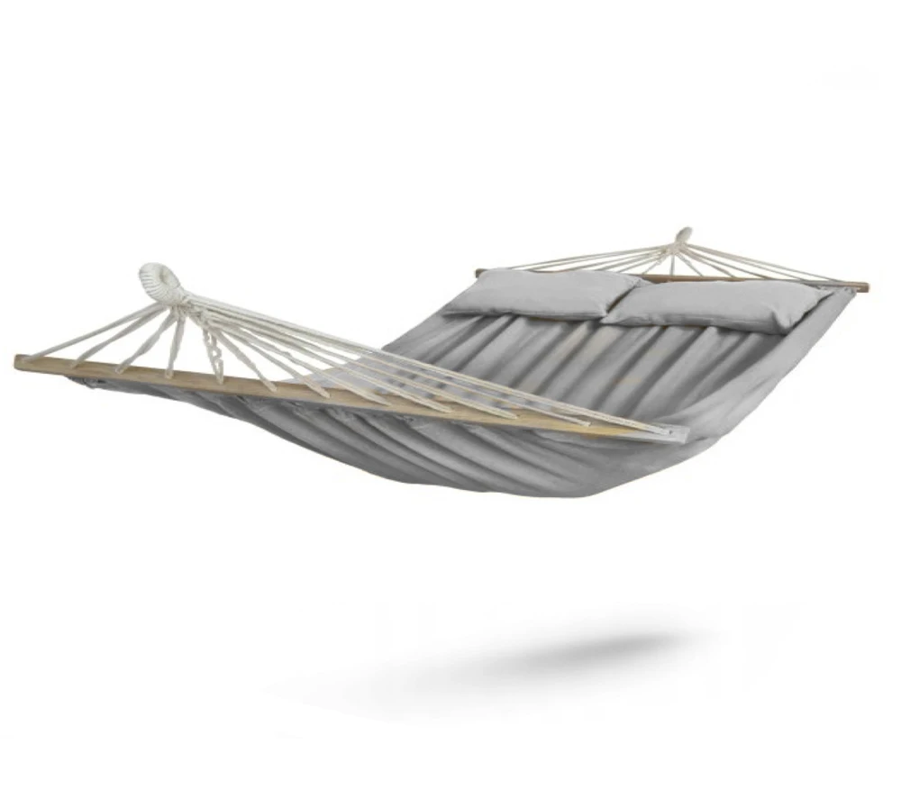 

Portable Wooden Spreader Crossbar Hanging Hammock Bed With Big Pillowspromote sales