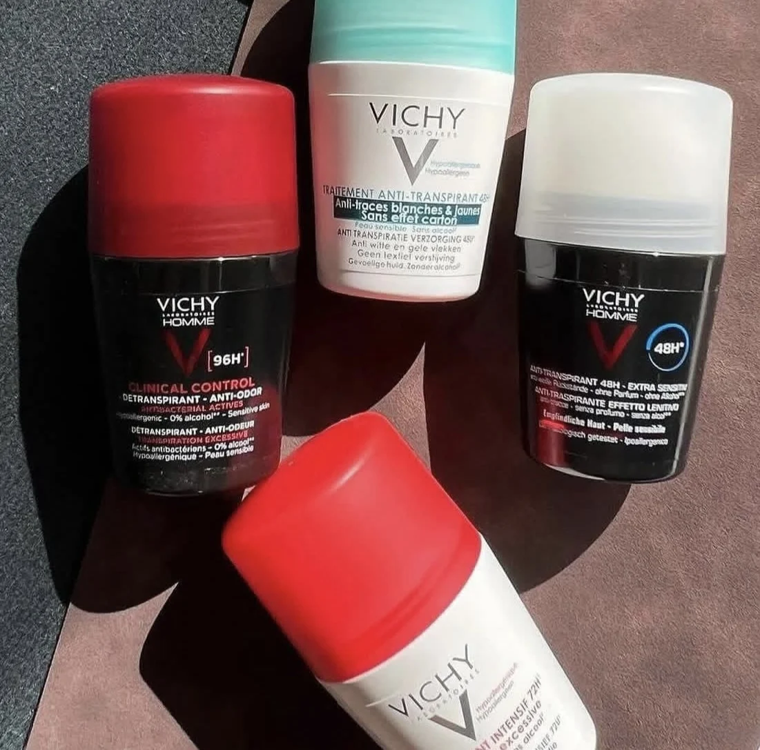 

50ml Vichy 72H Antiperspirant Roll-On Deodorant Odor Control Brand Long-Lasting Protection For Sensitive Skin Excessive Sweat