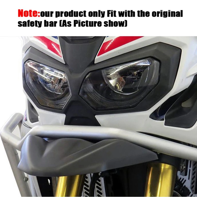 Motorcycle Accessories Parts Kits Front Fender Beak Extension Cover Guards For Honda CRF 1000L Africa Twin 2016-2019