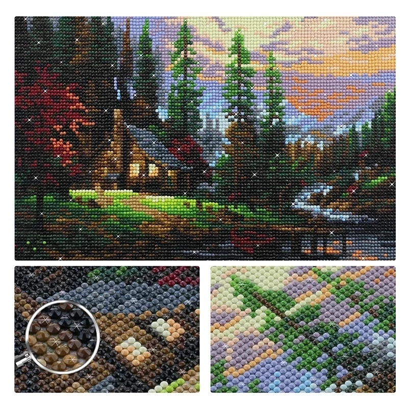 5D diy diamond painting AB flame dragon cartoon animal rhinestone picture diamond embroidery cross stitch lake mosaic