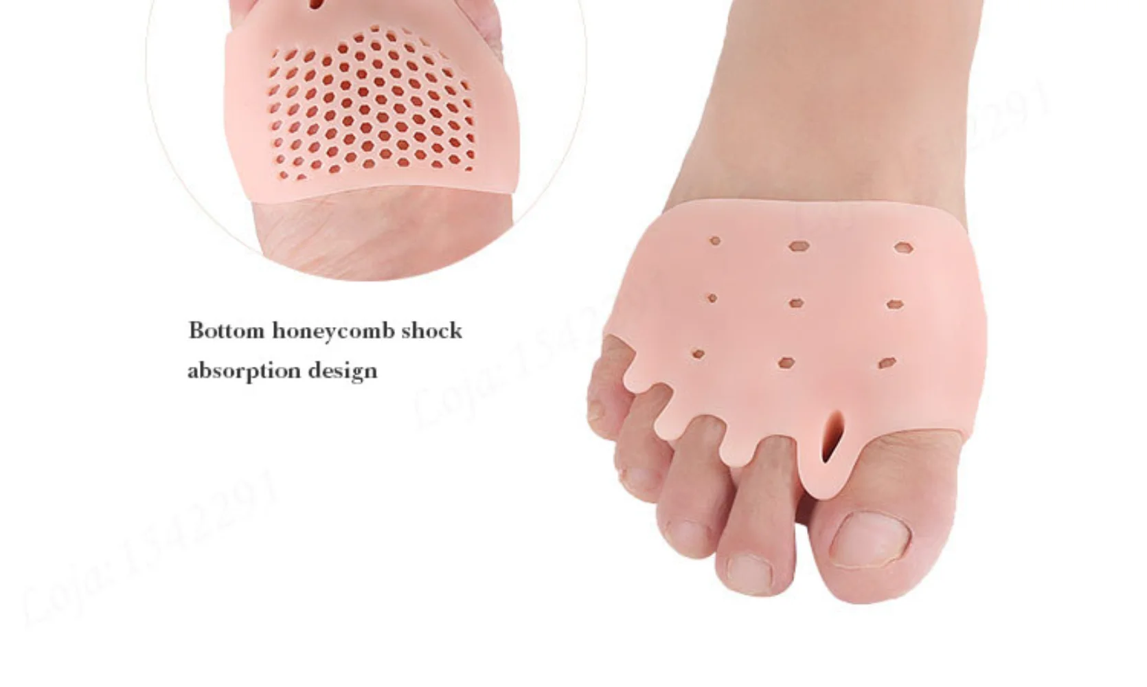 2 stücke Silikon Toe Separator Hallux Valgus Corrector Bunion Orthesen Schutz Schmerzen Relief Vorfuß Pad Socken Fuß Pflege Pediküre – Detail 11