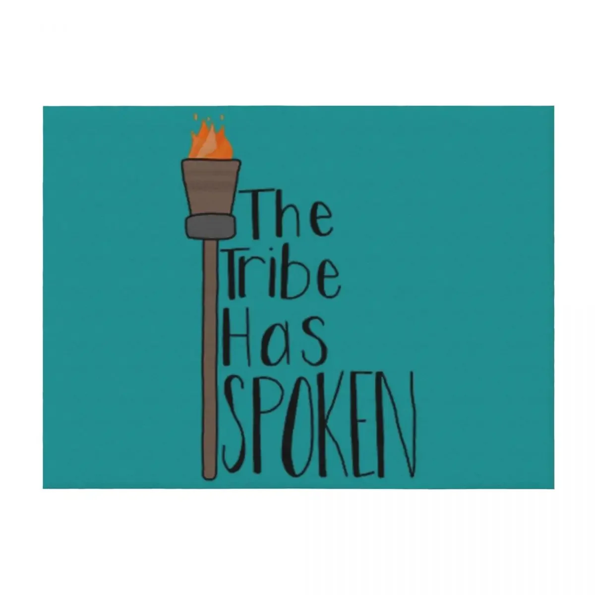 

Survivor The Tribe Has Spoken \t \t Throw Blanket for babies Softest Soft Plush Plaid Beautifuls Blankets