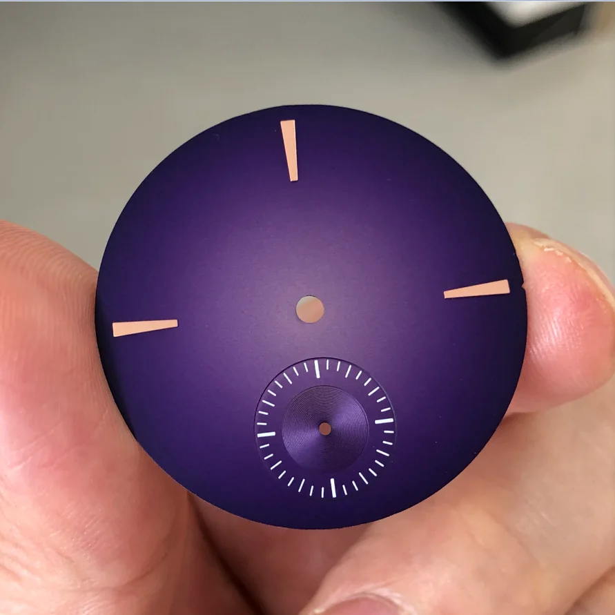 

Циферблат ST3600 диаметром 37 мм, подходит для механизмов ETA6497/6498 ST3600/3, анапластичные фиолетовые аксессуары для часов BP0418-26