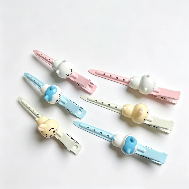3pcs Chiikawa Hair Clips Cartoon Cute Bangs Clips Kawaii Sweet Hair Accessories for Girl Students Hair Finishing Decor Gift Toys