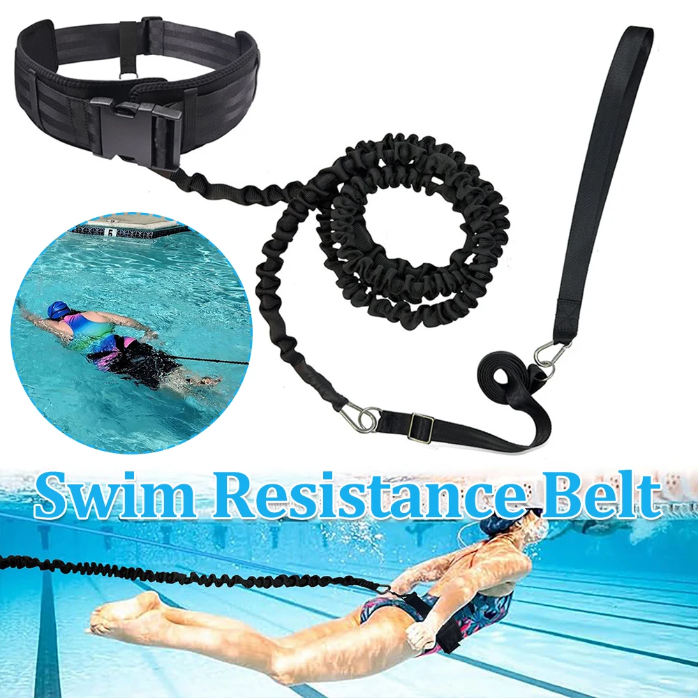حزام مقاومة مائية ثابت للسباحة، حزام تدريب السباحة، مقود تدريب السباحة لملحقات تدريب السباحة #1