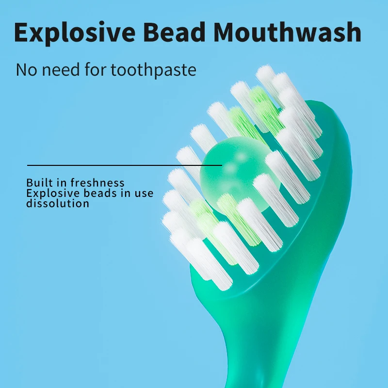 32 قطعة/16 قطعة/8 قطعة فرشاة أسنان خمسة في واحد للاستعمال مرة واحدة، فرشاة أسنان يجب اقتناؤها ومريحة للسفر #2