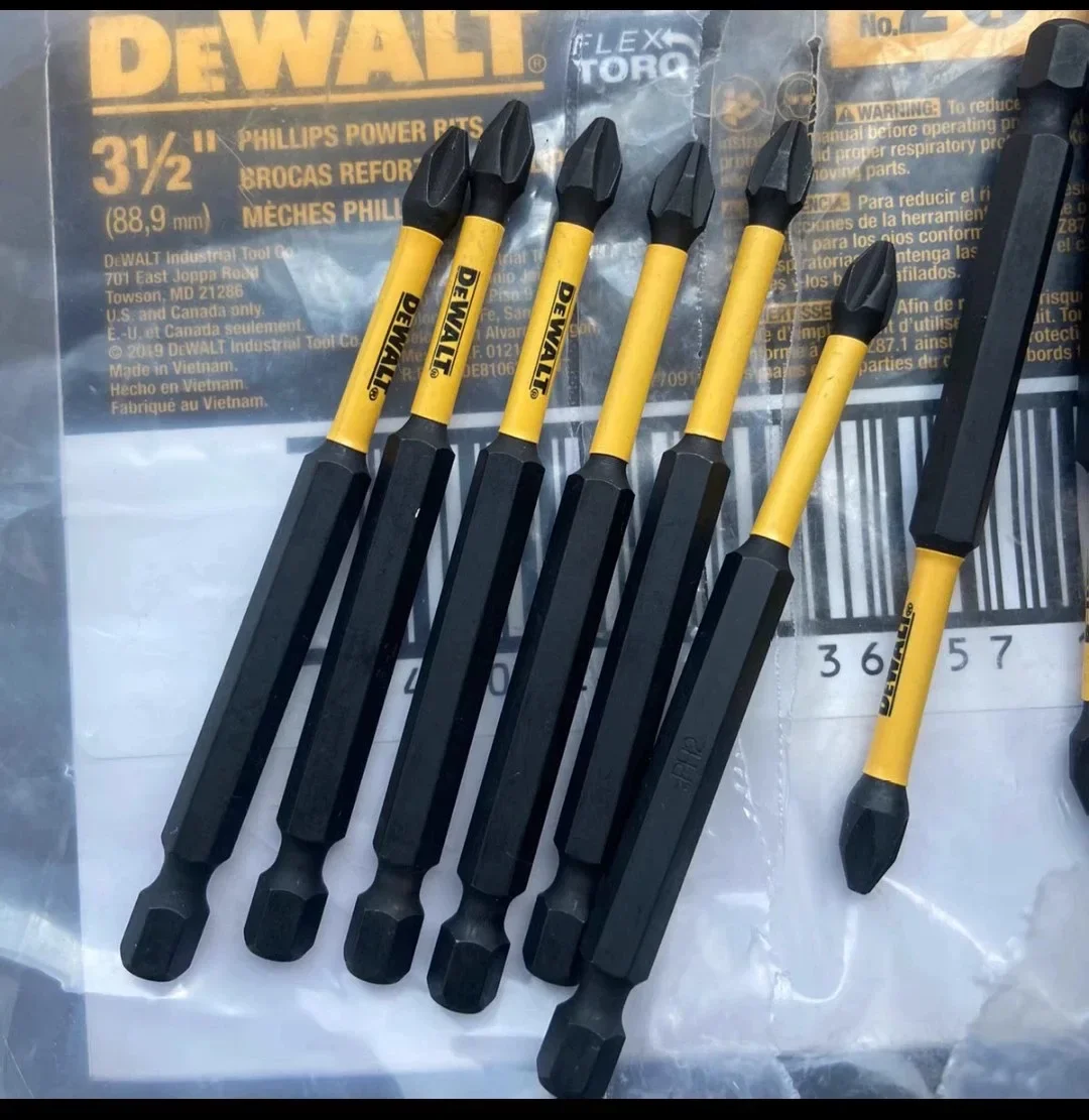 Dewalt Ph2 Phillips Originele 89Mm Boor Impact Roterende Elektriciens Timmerlieden Specifieke Batch Header Elektrisch Gereedschap Accessoires