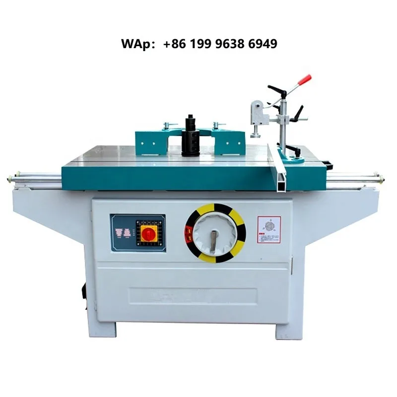 Woodworking Solid Wood Furniture Vertical Table Sliding Single Spindle Moulder Milling Shaper Router Cutter Machine CE