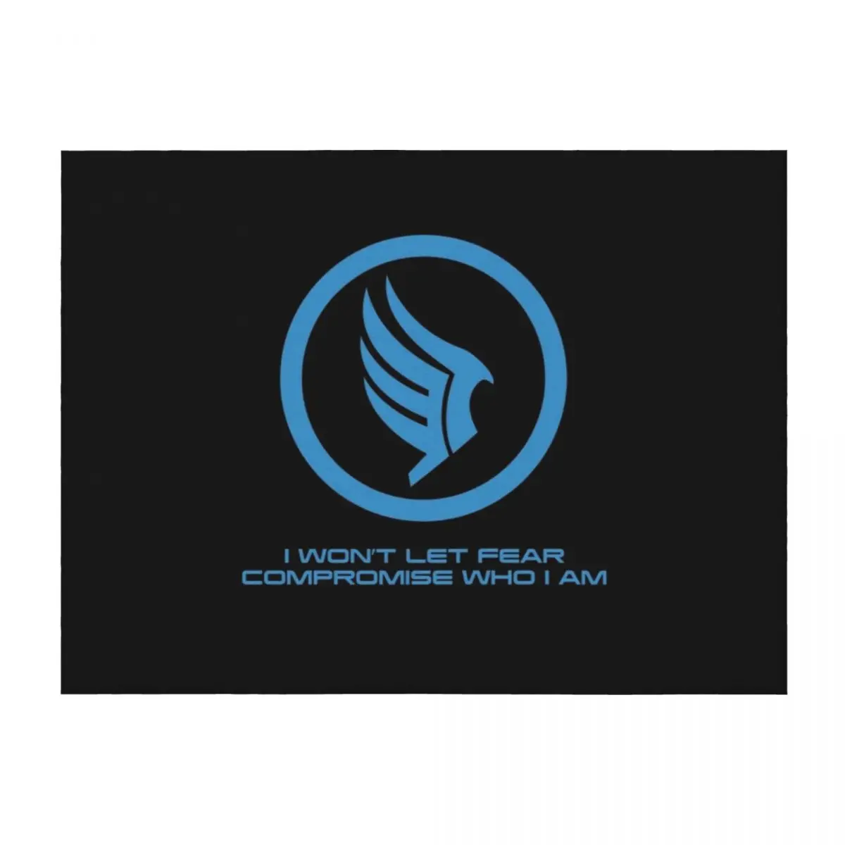 

Mass Effect Commander Shepard Paragon Quote Throw Blanket Bed Fashionable Flannels Kid'S Vintage Blankets