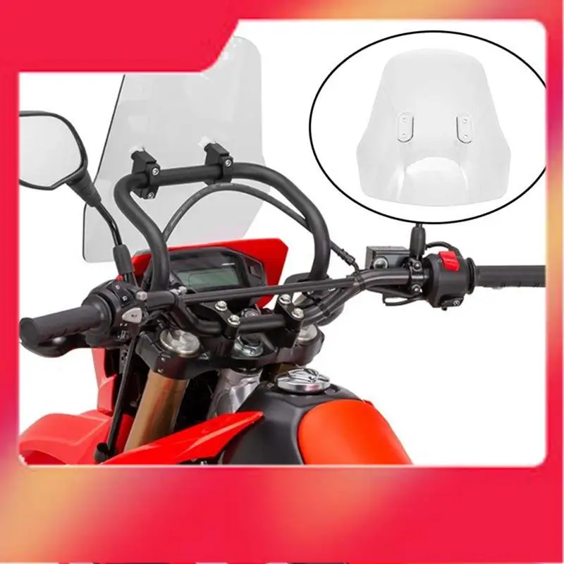 

Motorcycle Windshield Windscreen For Honda CRF 250L/S 250M CRF250L/S 2021 CRF250L/S 2022 CRF250M CRF300L Accessories Smoke Gray-