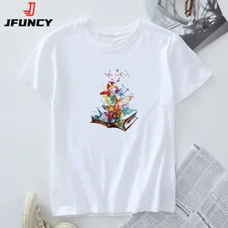 100% Cotton T-shirt Women's Graphic T Shirt Oversized Women Short Sleeve Tee Top Summer Female Tshirt Harajuku Woman Clothing