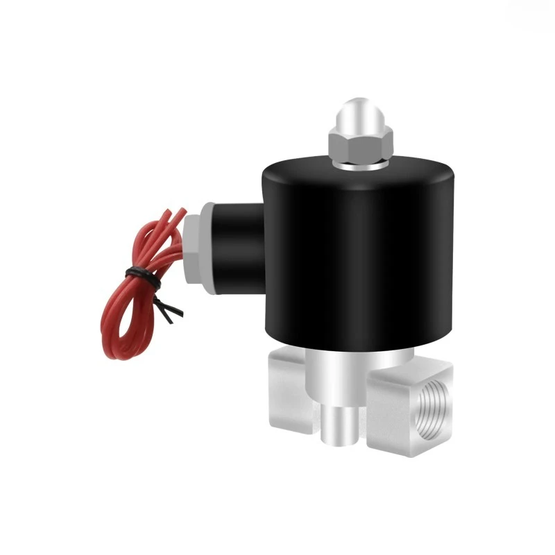 

3/8 Inch stainless steel body Electric Solenoid Valve Normally Closed,Working medium Water,Air,oil liquid