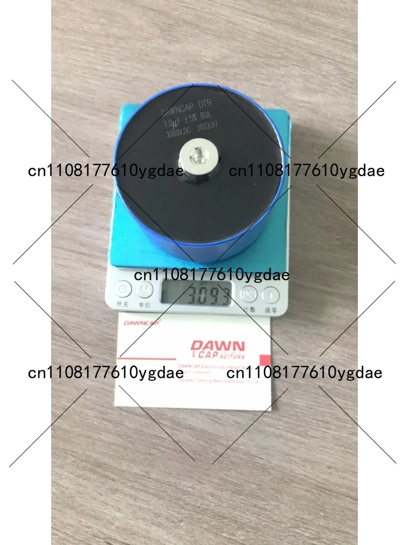 New DTR 1UF 3000V 3000VDC High-frequency Resonant Capacitor 80x40MM