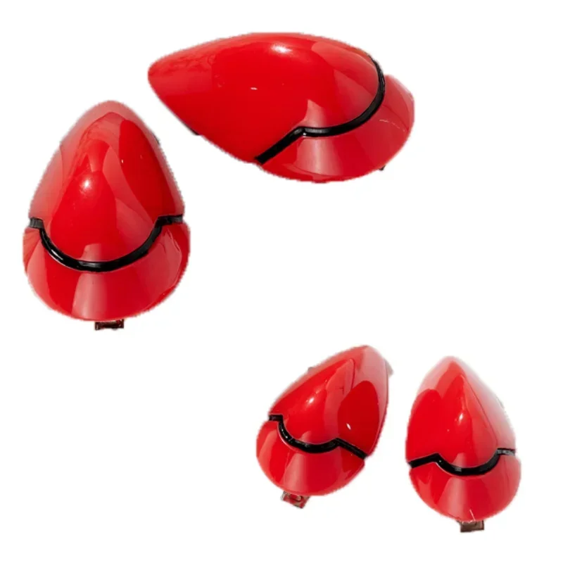 White Hair Clips Asuka Langley Soryu Roleplay Headdress Anime EVA Hair Clips Rei Ayanami Cosplay Halloween Resin Hair Props