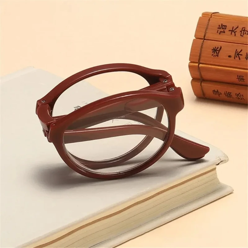 نظارات قراءة قابلة للطي مع حافظة مضادة للضوء الأزرق للجنسين، نظارات طويلة النظر المحمولة للرجال والنساء #2