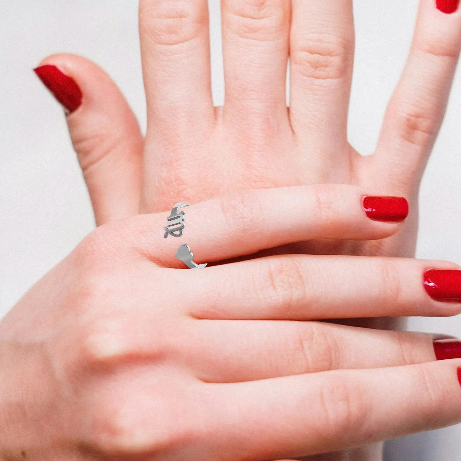 Astrology Adjustable Open Ring Gemini Tail Ring Elegant Women Finger Jewelry Gift for Ladies Daily Wear Ladies Jewelry