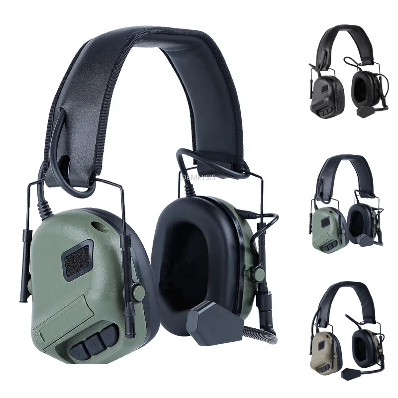 

Tactical Headsets Airsoft Combat Headphone Shooting Headset Hunting Hearing Protective Headphones Use with PTT