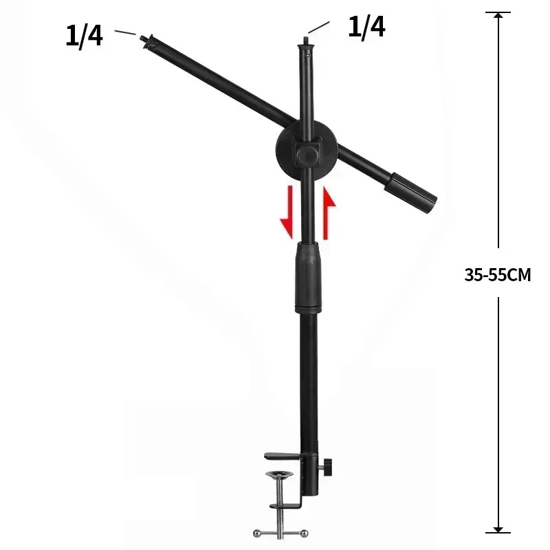 Tripod kaki tiga fotografi, Tripod lengan diartikulasikan untuk ponsel pintar, Meja Tripe berdiri untuk Film ponsel