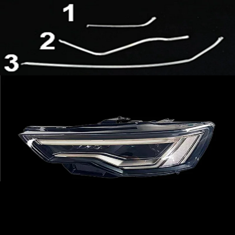 

DRL tube For Audi A6 C8 2019-2023 Daytime Running Tube Light Guide Plate Daytime Running Lights Daytime Running Strip