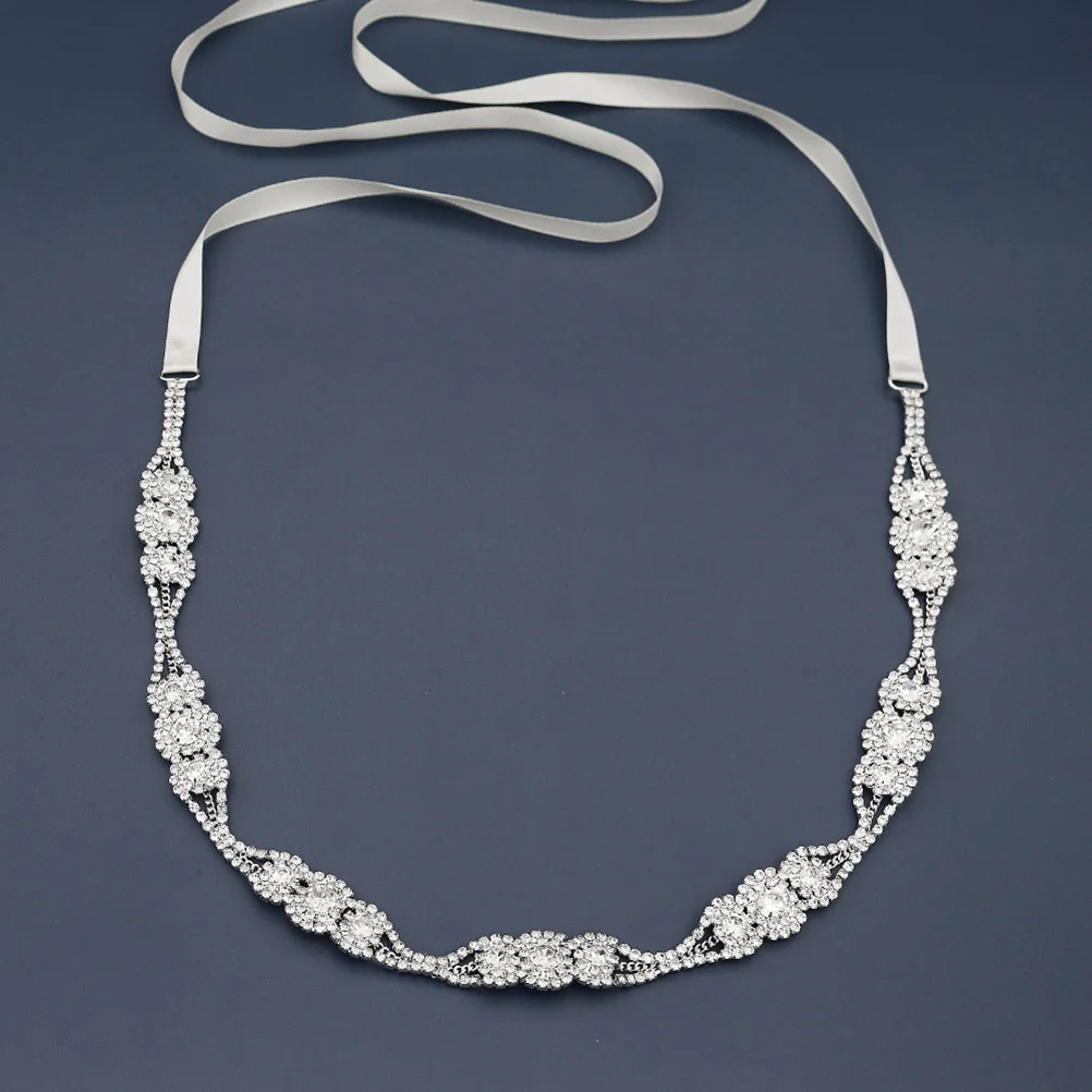 

Rhinestone Belt Women Retro Waist Sash Dress Belts Luxury Bridal Wedding Party Fashion Girdle Sashes Durable Lightweight