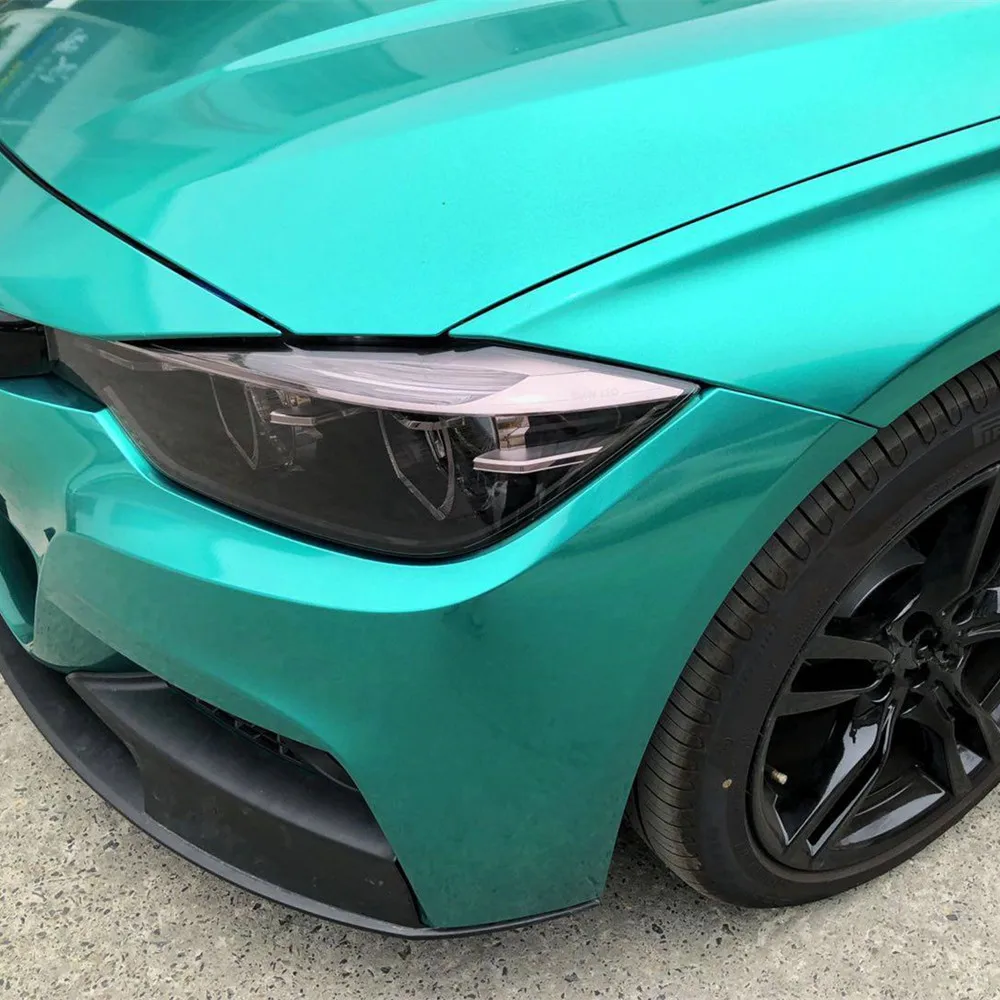 

Vinyl Film Car Sticker Waterproof Gloss Metallic Green Color Changed Car Wrap Vinyl DIY Car Sticker Gloss Metallic Emerald Green