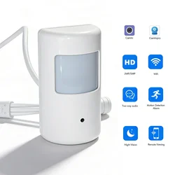 Camhi Mini WiFi IP Camera PIR Style Wireless Home Security Monitor 940nm IR Night Vision 2-Way Audio Surveillance TF Card Solt
