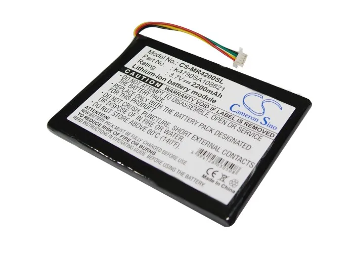 CS GPS Navigator Battery for Magellan Maestro 4200 4210 4220 4250 Fits K4790SA108821 Li-ion 3.70V 2200mAh