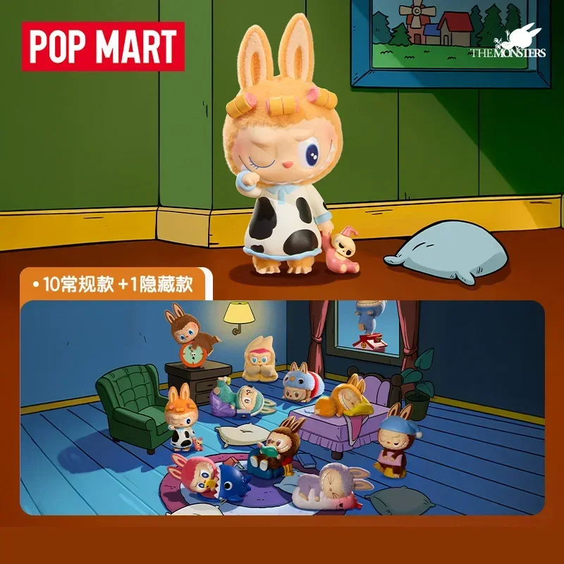 

POP MART LABUBU THE MONSTERS 1:00 A.M. Series Trendy Blind Box Toys Mystery Box Action Figure Surprise Cute Model Birthday Gift