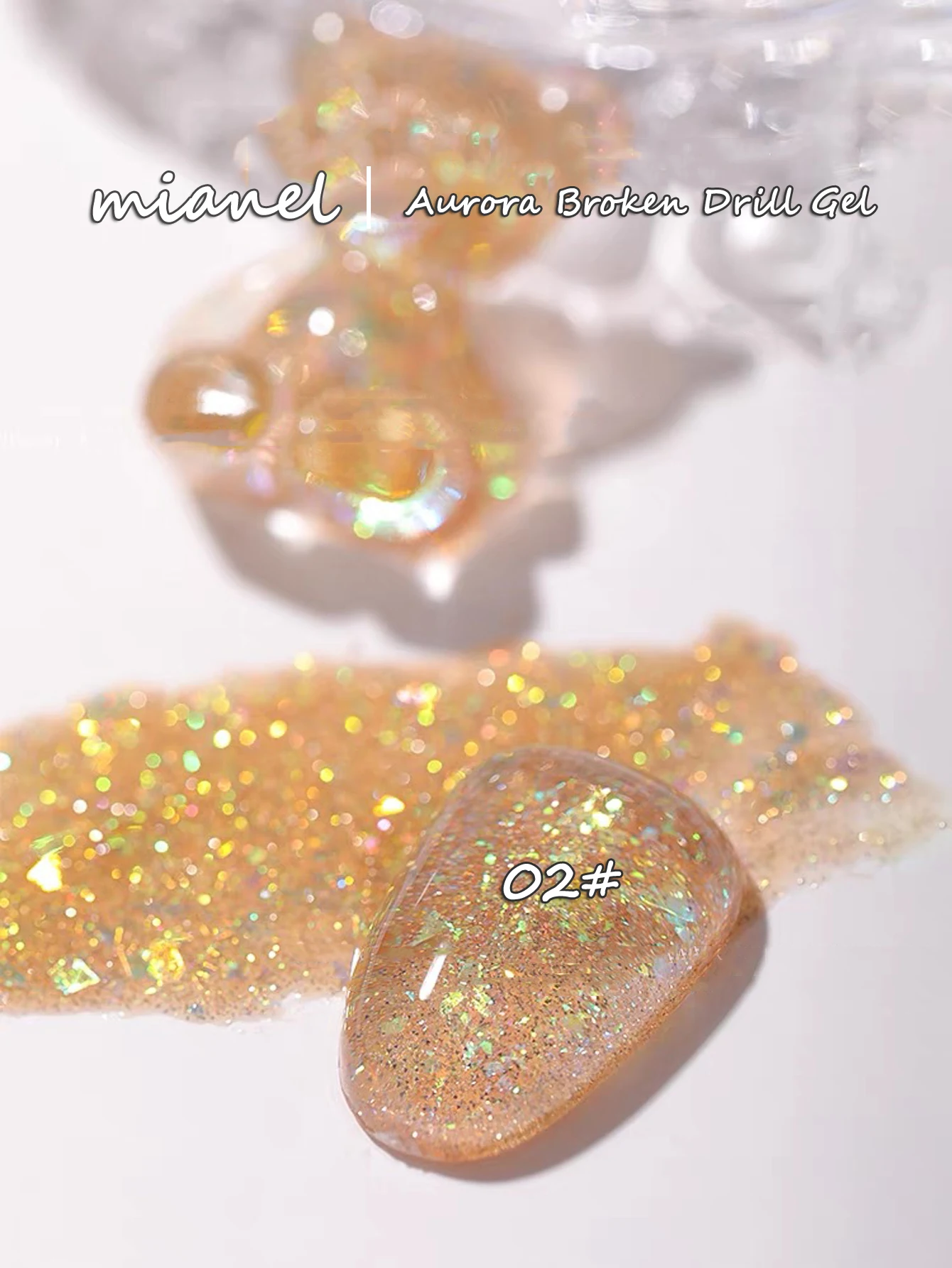 MIANEL 12 ML 1 STKS 2025 Nieuwe Collectie Aurora Diamond Glitter Gel Nagellak-Hoge dichtheid Ultra Sparkle Formule