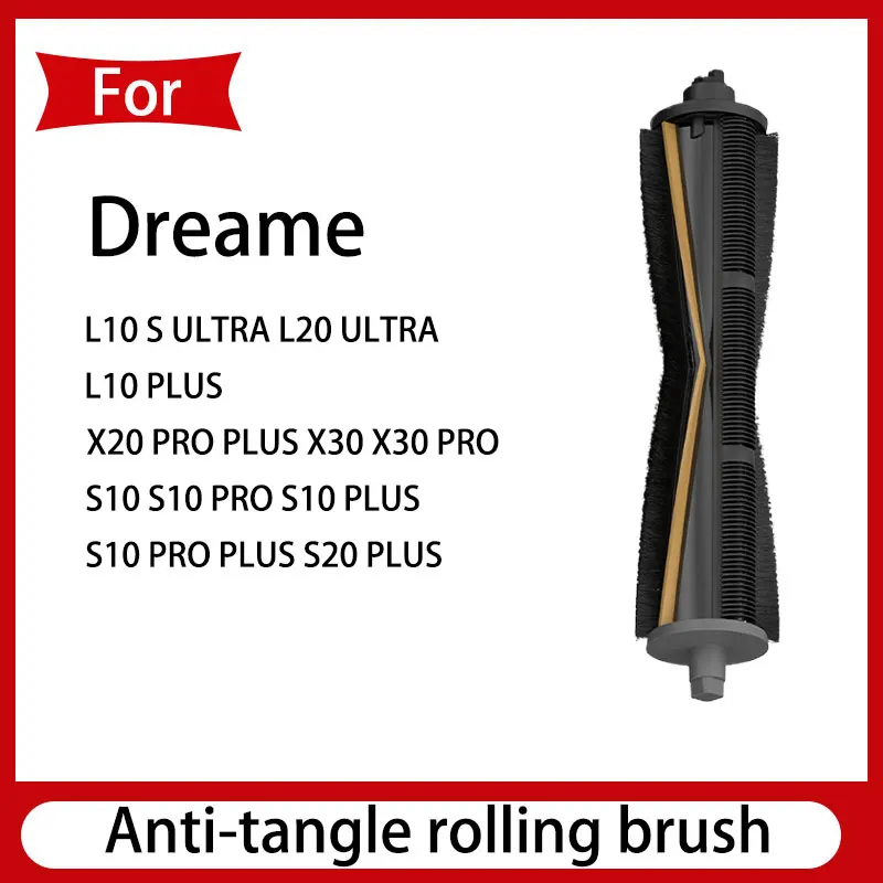 Original 2nd generation Cutting Hair Anti-Tangle Roller Brush dreame L10s Ultra L20 Ultra X10 X20 Pro X30 X30 Pro L30 Ultra X40