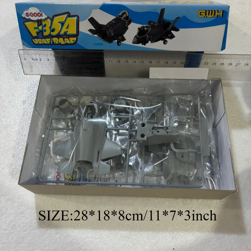 Plastic Model Toy Aircraft Modern F-35A Q-Edition Adhesive Free Egg Machine Gives Pilots Dual Coating Options Great Wall GQ001