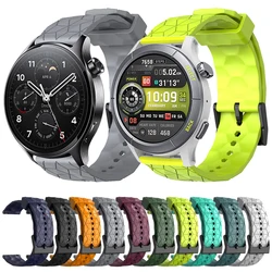 Sportowa opaska silikonowa 20 22mm do Huami Amazfit BIP 5 gepard GTR 4/GTR 3 Pro 47 42mm do Xiaomi Mi Watch S2 S1 Pro bransoletka z paskiem