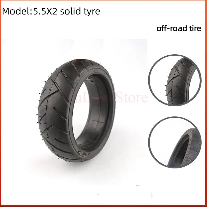 

5.5 inch 5.5x2 Solid wheel with good quality Nes carbon fiber scooter solid tire with alloy rim tires dolly