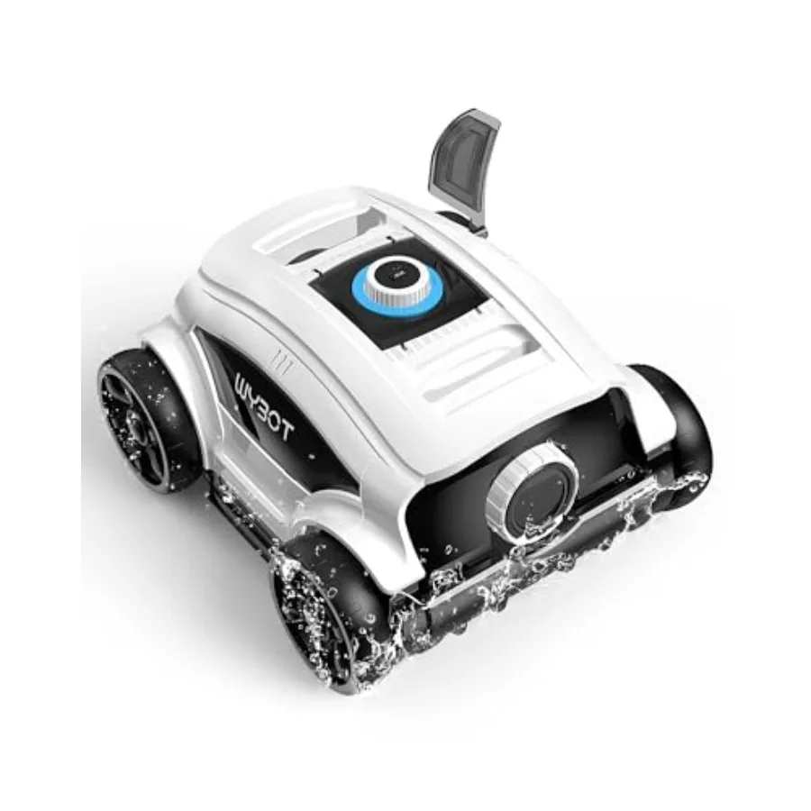 

2025 Модернизированный роботизированный пылесос для бассейна Osprey 300II, 130 минут, беспроводной очиститель бассейна с сильным всасыванием, автоматическая парковка со светодиодной подсветкой Indi