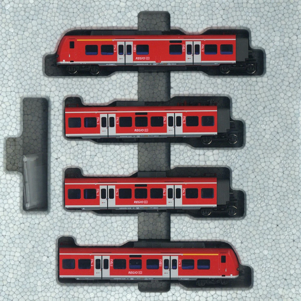 KATO Train Model 10-1716 N Scale 1/160 DB Deutsche Bahn ET425 Suburban Tram DR REGIO (4-section Set) Rail Car Toys