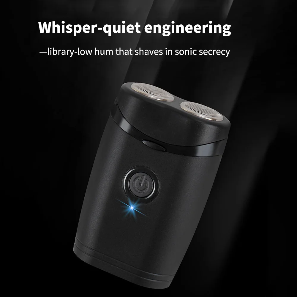 Rasoir électrique pour hommes, Rechargeable, Portable, multifonctionnel, Double tête, accessoire de soins de la barbe