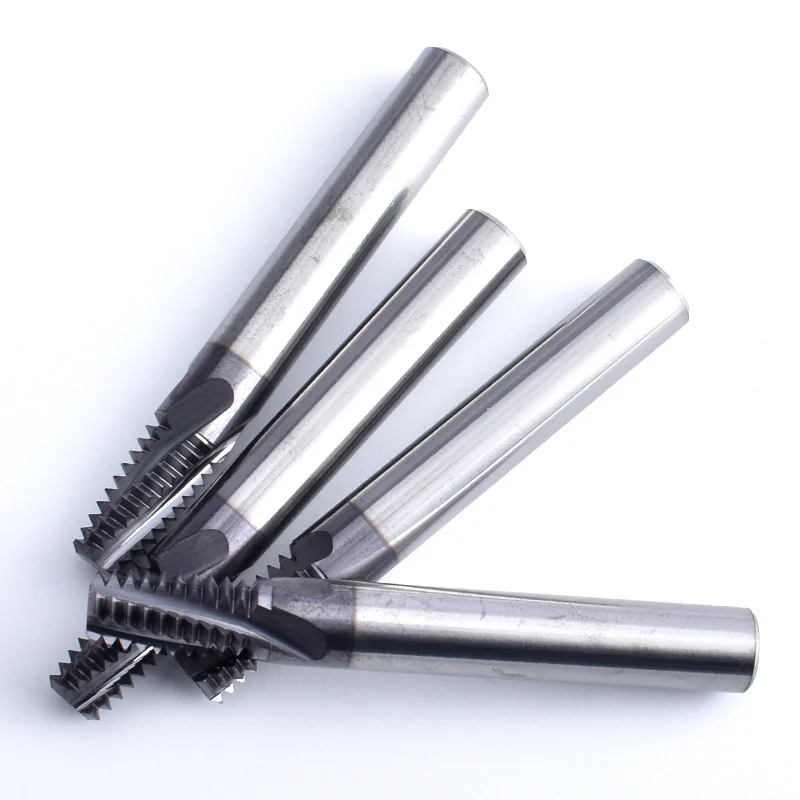 CNC 60 Degree Tungsten Steel American All Tooth Taper Sealing Pipe Thread Milling Cutter NPTF 1/16 1/8 1/4 3/4 3/8 1/2 mills