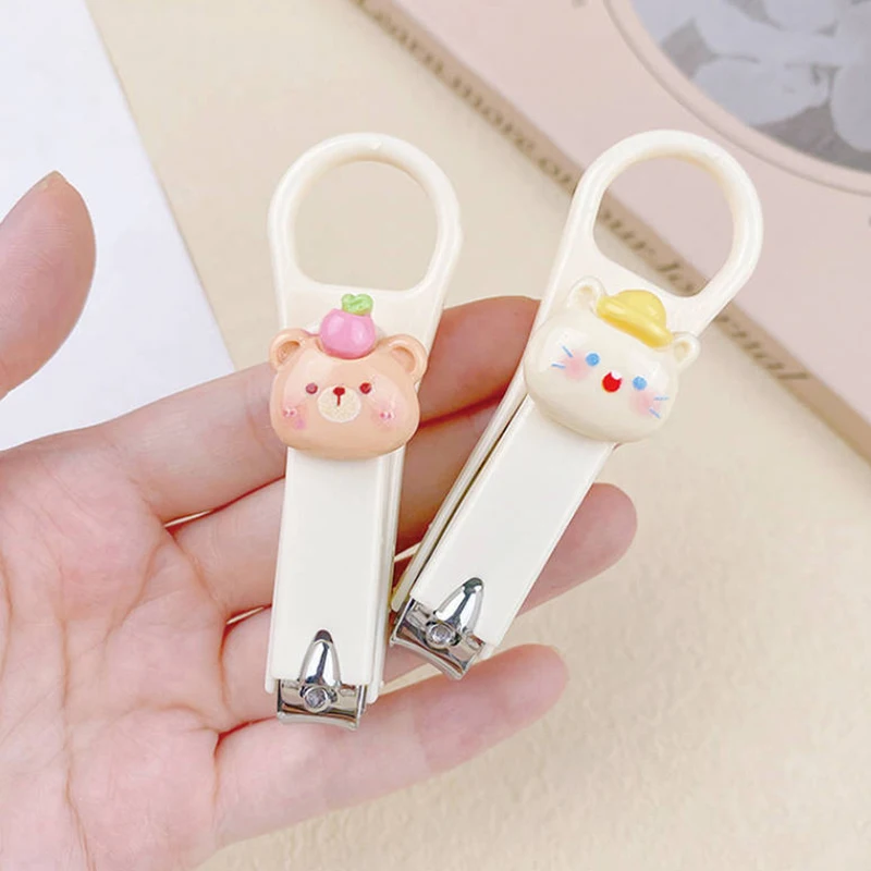 Cute Cartoon Nail Clippers Convenient Portable Student Home Nail Clippers Stainless Steel Nail Clippers Manicure Tools