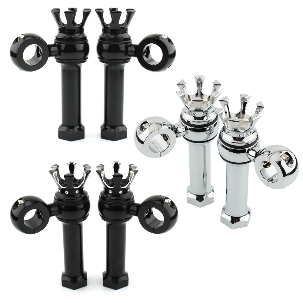 

1Inches 25mm Motorcycle Heightening Fixed Clamp CNC Handlebar Risers Kit Mount For Yamaha Universal