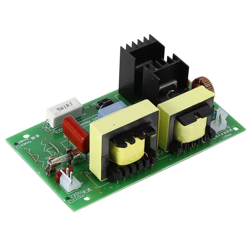 AS62 4X 100W 28Khz Ultrasonic Cleaning Transducer Cleaner High Performance +Power Driver Board 220Vac Ultrasonic Cleaner