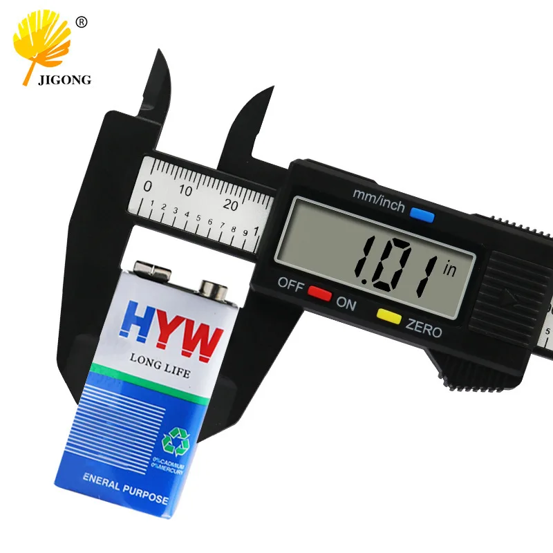 Electronic digital display 0-150mm caliper Wenwan jewelry measuring inner and outer diameter plastic carbon fiber vernier calipe